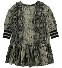 Petit Town Sofie Schnoor Dress - Snake 2 - Faded Green