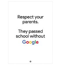 Citatplakat Poster - B2 - Google