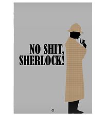 Citatplakat Veggspjald - A3 - Nei shit, Sherlock