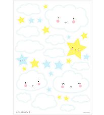 A Little Lovely Company Wallstickers - 35x50 cm - Cloud