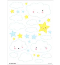 A Little Lovely Company Muurstickers - 35x50 cm - Cloud