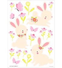 A Little Lovely Company Muurstickers - 35x50 cm - Bunny