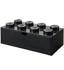 LEGO Storage Silytyslaatikko - 8 Silmukat - 31x15x9 - Musta
