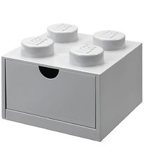 LEGO Storage Silytyslaatikko - 4 Silmukat - 15x15x9 - Harmaa