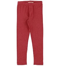 MarMar X-Mas Leggings - Lisa - Red w. Gold