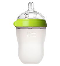 Comotomo Feeding Bottle - 250ml - Natural Feel - Green