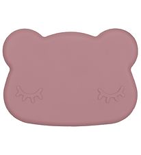 We Might Be Tiny Snackbox - Bear - Silicone - Dusty Rose
