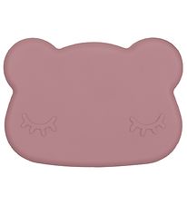 We Might Be Tiny Snackbox - Bear - Silicone - Dusty Rose