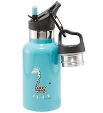 Carl Oscar Thermo Bottle - TEMPflask - 350 ml - Turquoise Giraff