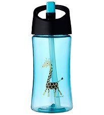Carl Oscar Vattenflaska - 350 ml - Turquoise Giraffe