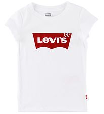 Levis T-Shirt - Vleermuisvleugel - Wit m. Logo