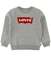 Levis Sweatshirt - Vleermuisvleugel Crew Neck - Grijs Gevlekt