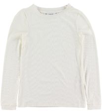 Grunt Pullover - Adoette - Wei m. Glitzer