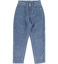 Grunt Hosen - Trine Corduroy - Storm - Blue