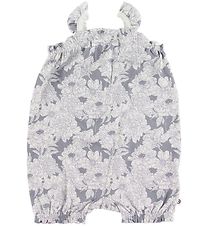 Msli Barboteuse d't - Blooming - Gris av. Motif floral