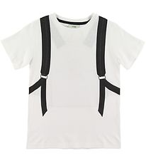 Fendi T-shirt - White w. Backpack/Monster