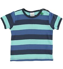 Freds World T-shirt - Multi Stripe - Blue