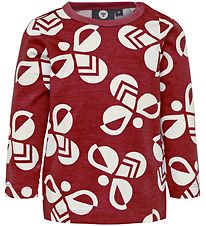 Hummel Blússa - HMLCharlie - Bordeaux M. All-Over Lógó