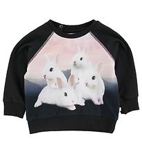 Molo Sweat-shirt - Elsa - White Lapins