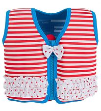 Konfidence Swim Vest - Original - Marthas Red Stripe Frills