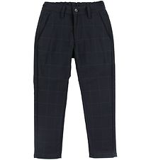 Grunt Trousers - Justin - Wave Blue w. Checks