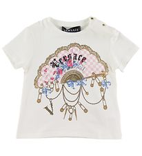 Versace T-Shirt - Wit m. Logo