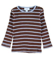 Noa Noa miniature Pullover - Rib - Braun/Blaue Streifen