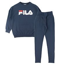 Fila Pyjama Set - Navy w. Logo