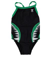 TYR Uimapuku - Shark Bite Diamondfit - Musta/Vihre