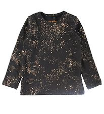 Soft Gallery Blouse - Bella - Jet Black w. Splash