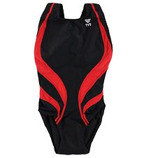 TYR Swimsuit - Alliance Team SPlice Maxback - Black/Red