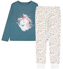 Name It Pyjama set - Noos - NkfNachtset - Real Teal Unicorn