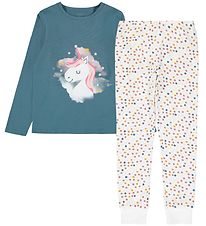 Name It Ensemble de Pyjama - Noos - NkfNightset - Real Teal Unic