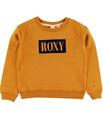 Roxy Sweat-shirt - Jaune av. Logo
