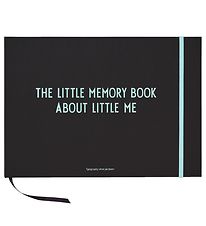 Design Letters Memory Book - Black/Turquoise