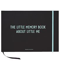 Design Letters Memory Book - Black/Turquoise - English