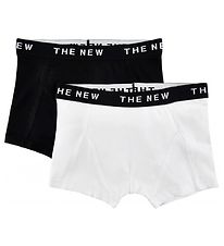 The New Boxer nærbuxur - 2 Pakki - Noos - Svart/Hvítur