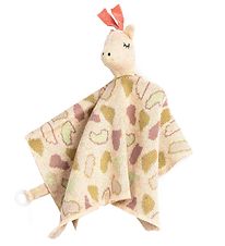 Smallstuff Comfort Blanket - Giraffe - Rose