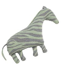Smallstuff Knuffel - 40 cm - Zebra - Grijs/Groen