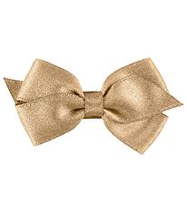 Little Wonders Bow Hair Clip - Viola - 6 cm - Satin - Tan w. Gli