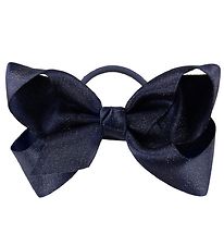 Little Wonders Hair Tie - Luana - 5 cm - Navy w. Glitter