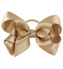 Little Wonders Hair Tie - Luana - 5 cm - Tan w. Glitter