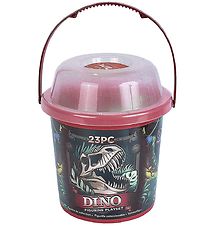 Wild Republic Bucket w. Animals - 23 pcs. - Dinosaurs