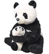 Wild Republic Soft Toy - 30x20 cm - Mother & Baby - Panda