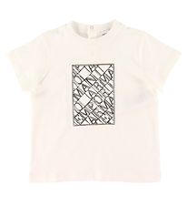 Emporio Armani T-Shirt - Wei m. Strickerei