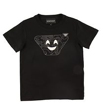 Emporio Armani T-shirt - Black w. Logo