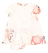 Emporio Armani Dress w. Bloomers - White w. Flowers