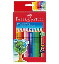 Faber-Castell Buntstifte - Jumbo Grip - Aquarell - 12 st. - Mu