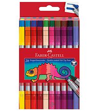 Faber-Castell Tuschpennor - Dubbelt Tjock/Tunn - 20 st. - Flerf