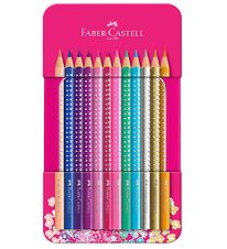 Faber-Castell Colour Pencils - Grip - 12 pcs - Sparkle